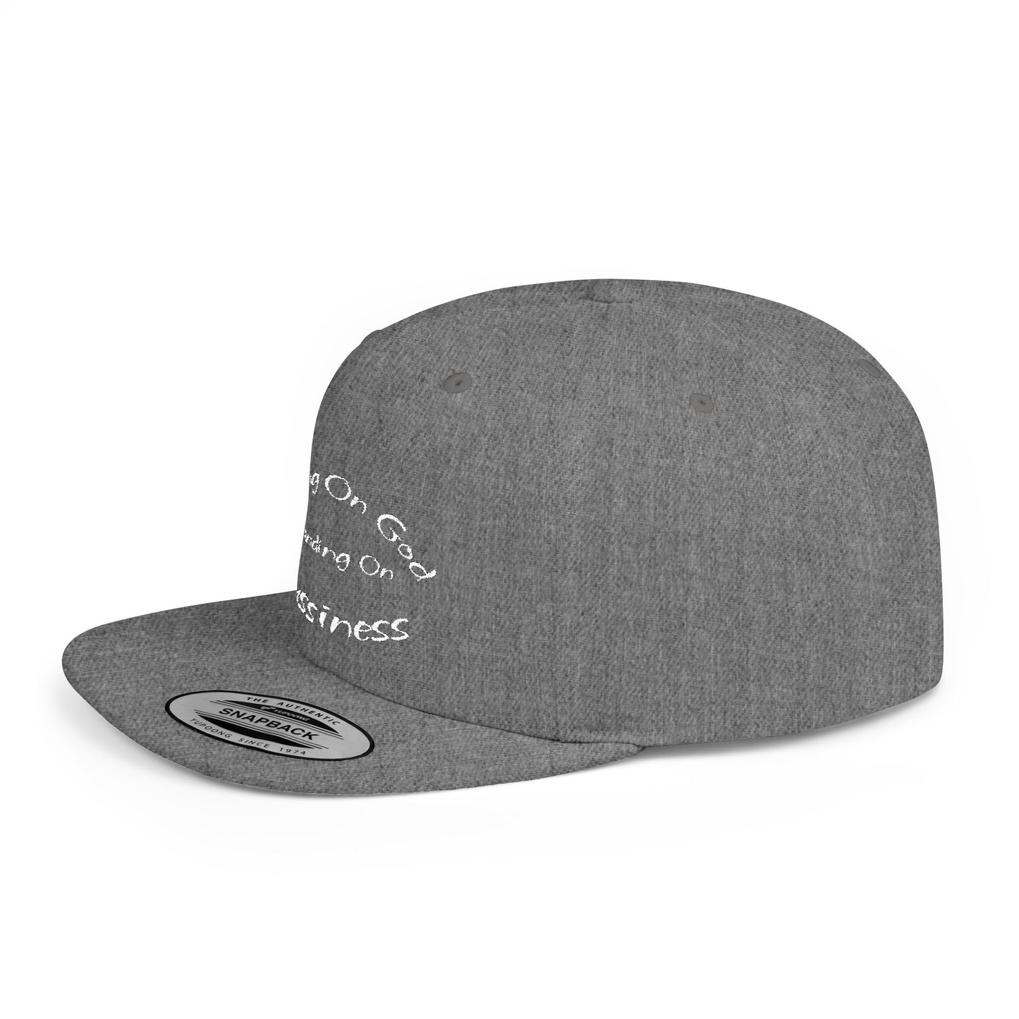 Inspiring Flat Bill Snapback Hat