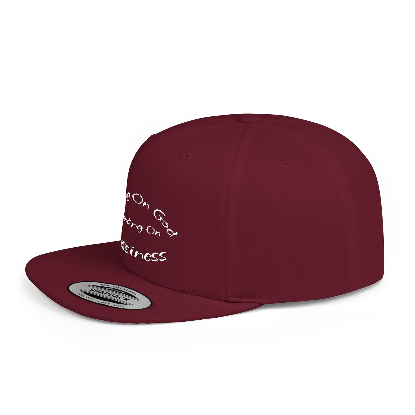 Inspiring Flat Bill Snapback Hat