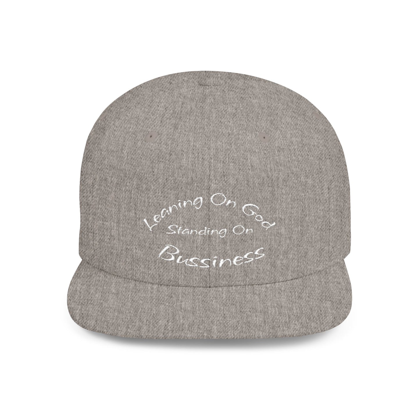Inspiring Flat Bill Snapback Hat