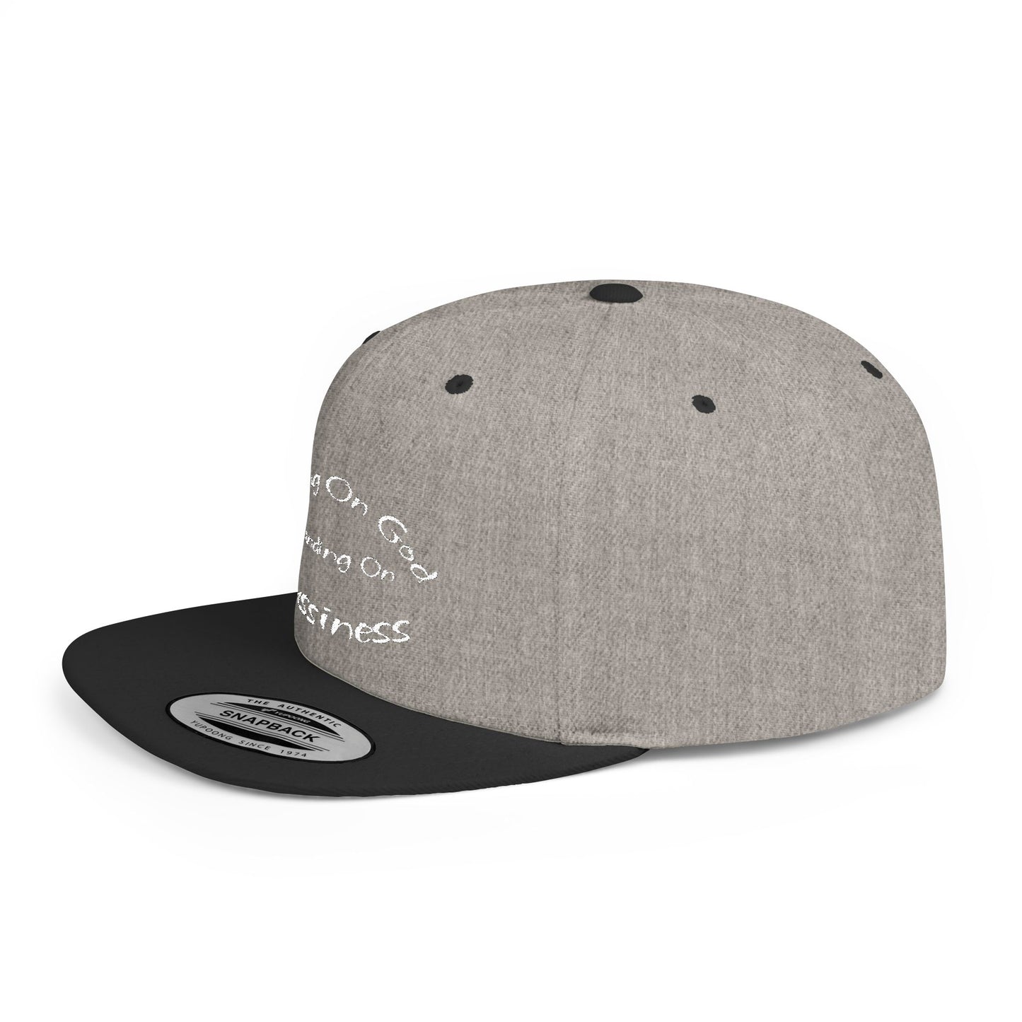 Inspiring Flat Bill Snapback Hat