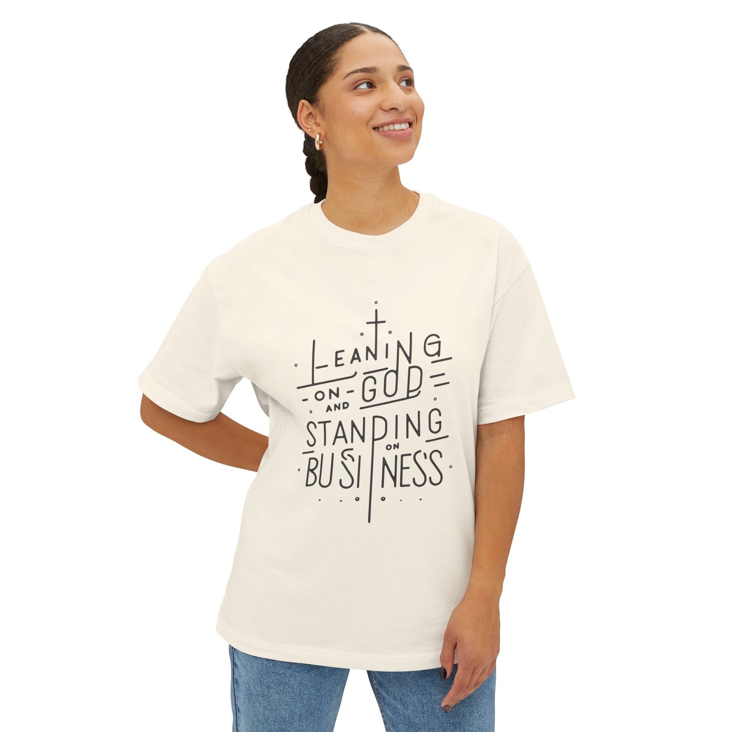 Standing On Business Unisex Oversized Tee