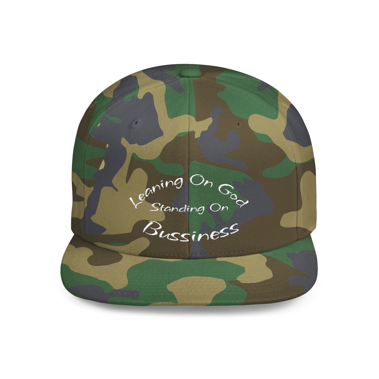 Inspiring Flat Bill Snapback Hat