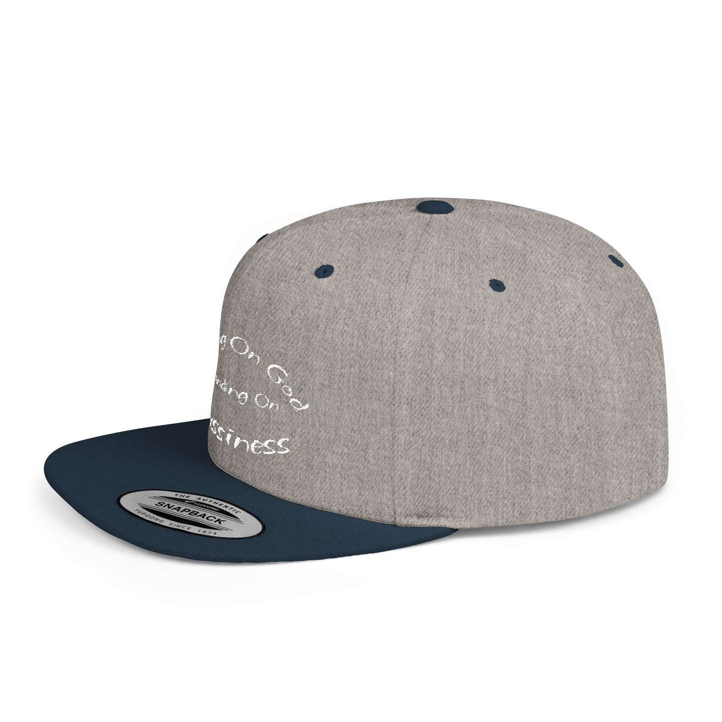 Inspiring Flat Bill Snapback Hat
