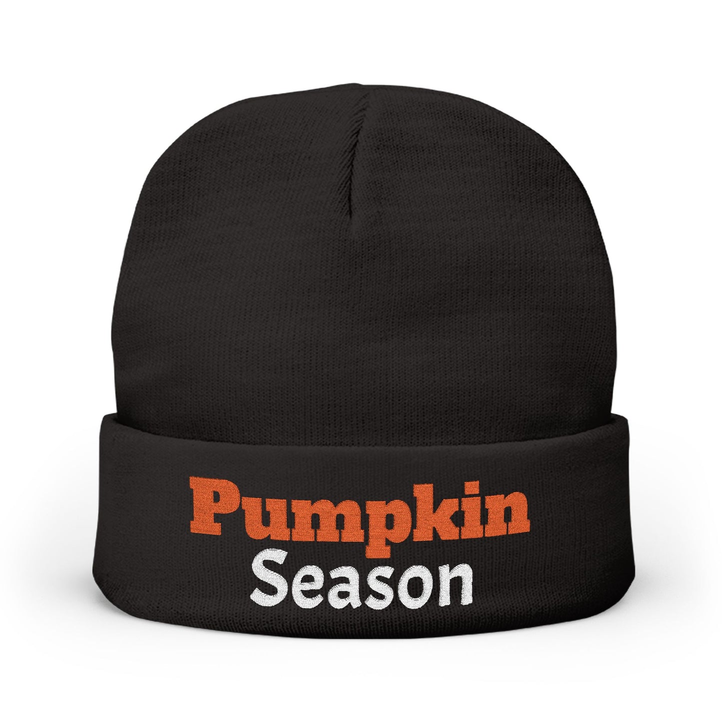 Pumpkin Season Knit Beanie