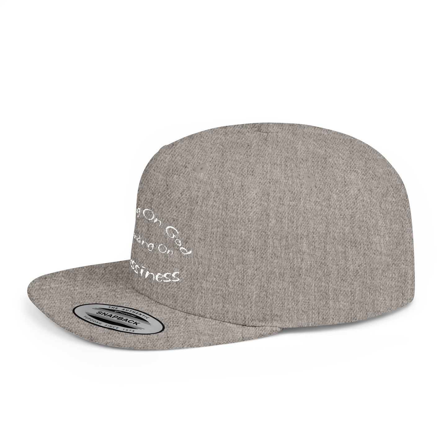 Inspiring Flat Bill Snapback Hat