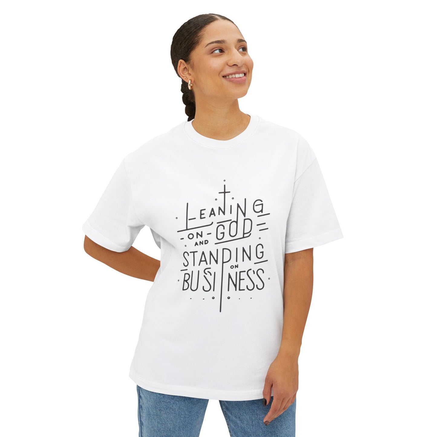 Standing On Business Unisex Oversized Tee