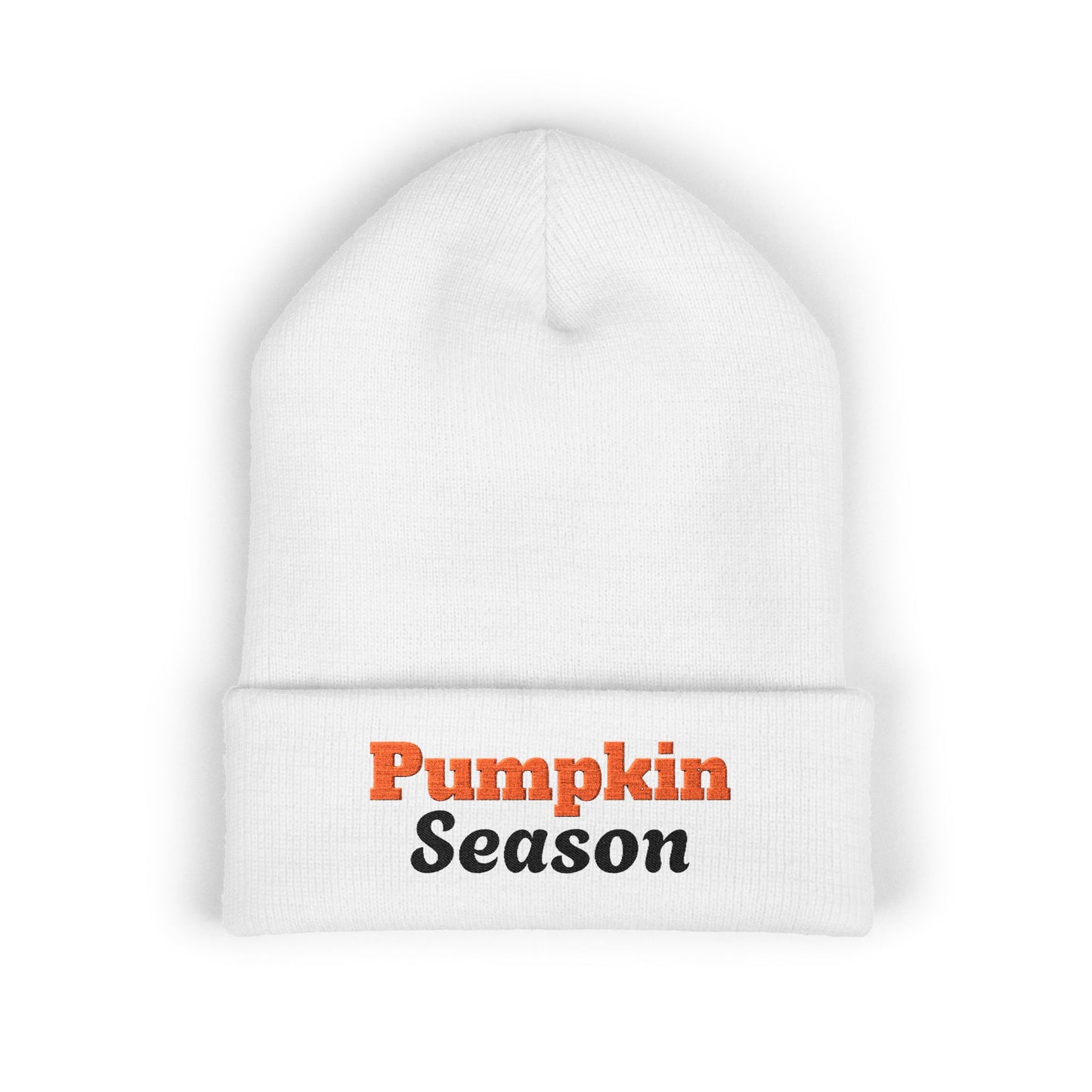 Pumpkin Season Cuffed Beanie