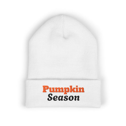 Pumpkin Season Cuffed Beanie