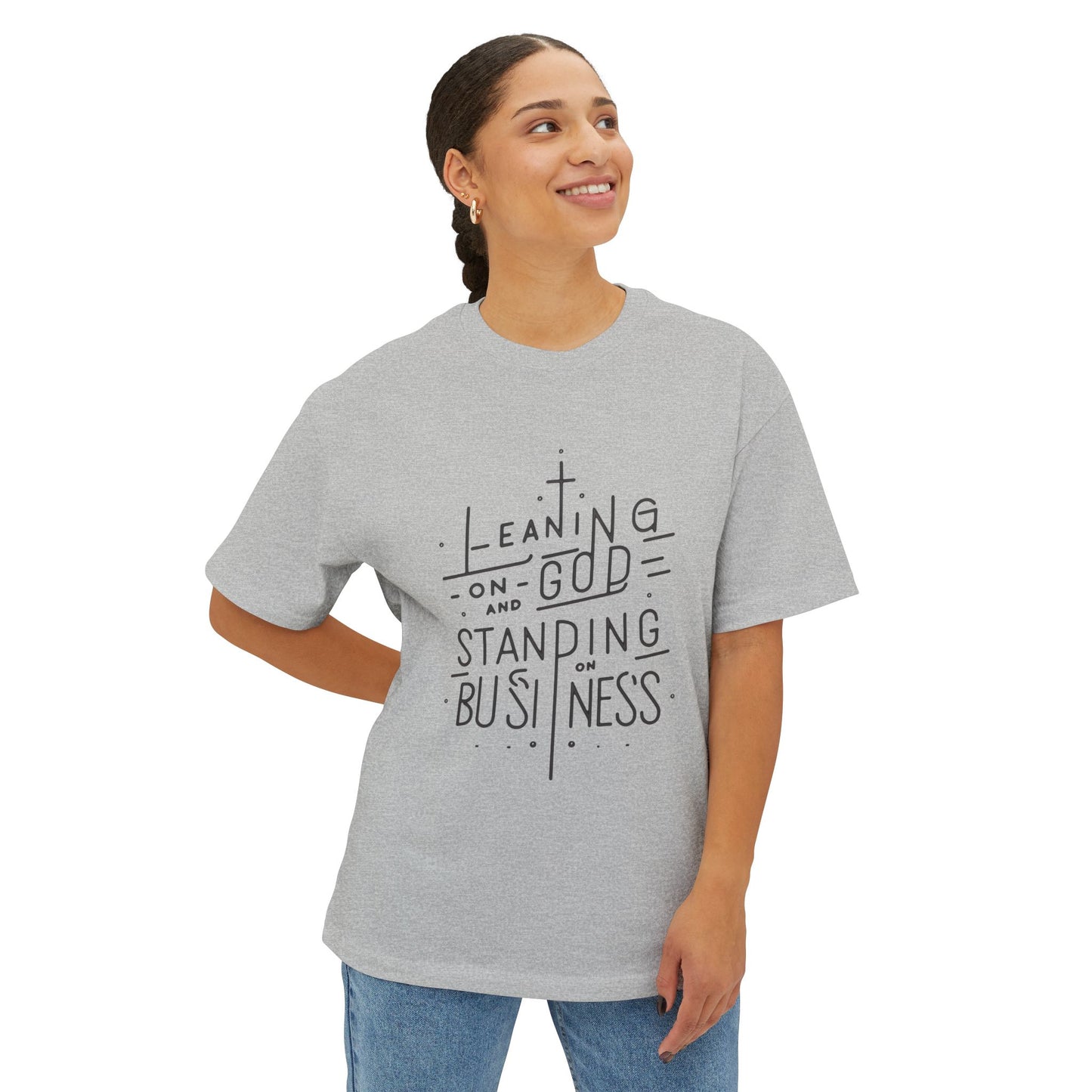 Standing On Business Unisex Oversized Tee