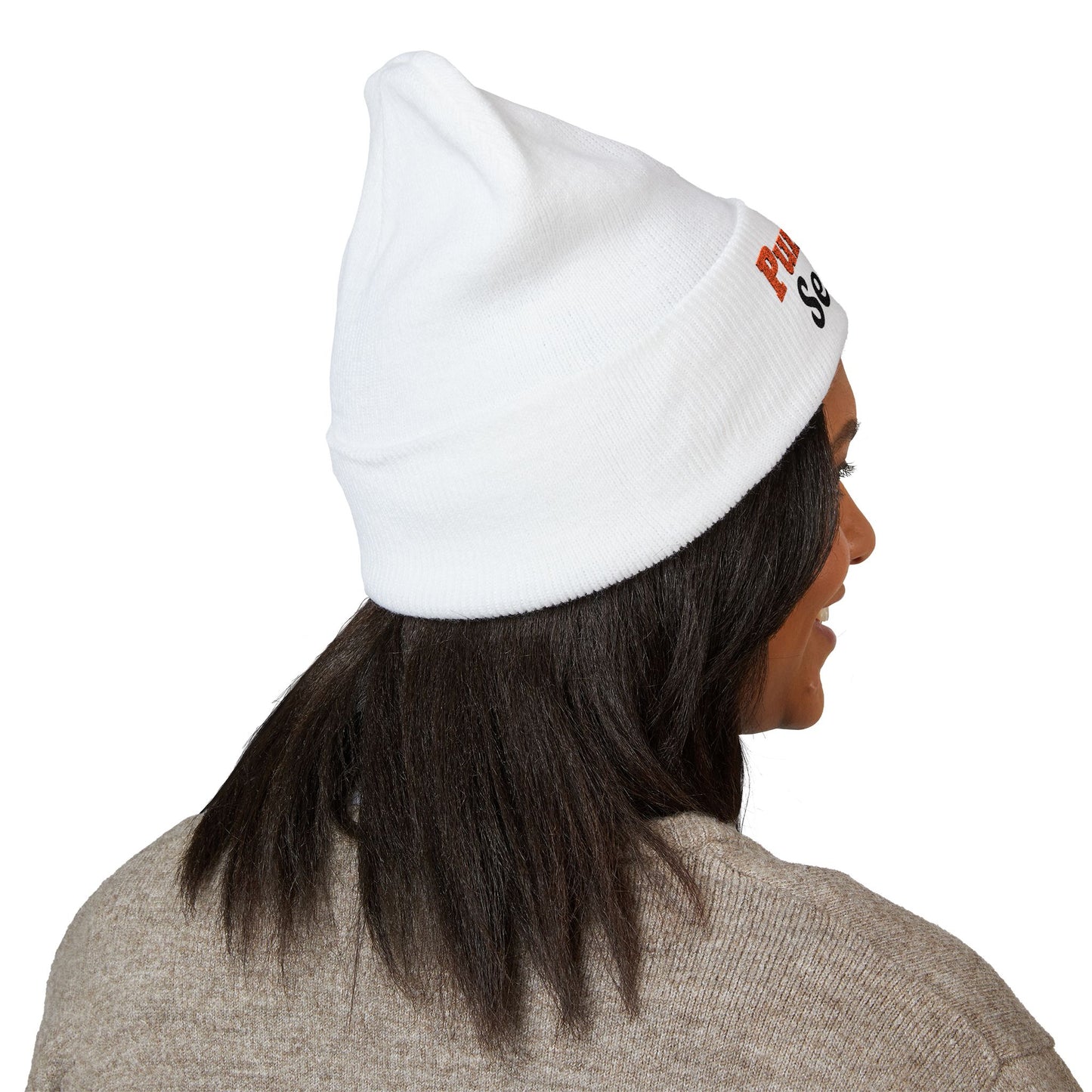 Pumpkin Season Cuffed Beanie