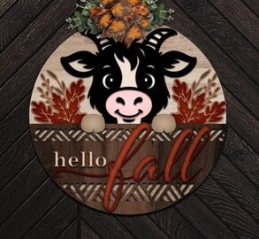 Hello Fall Goat Hanger