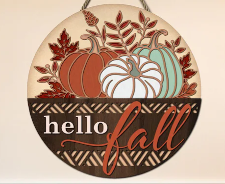 Hello Fall Hanger