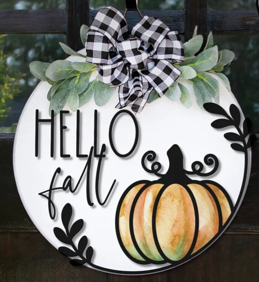 Hello Fall Hanger