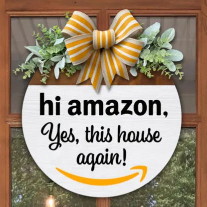 Amazon Welcome Hanger
