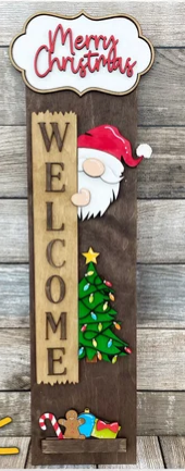 Interchangeable Seasonal Porch Leaner